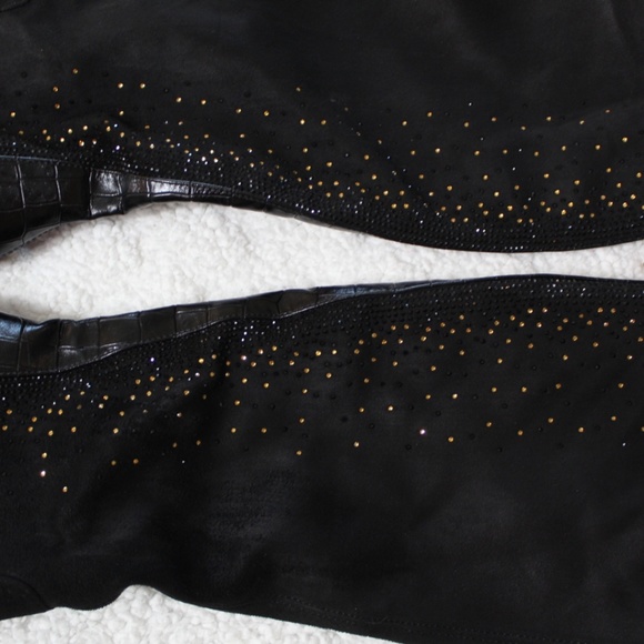 *Nancy Li Black Suede Boots (included in sale) - Picture 5 of 8